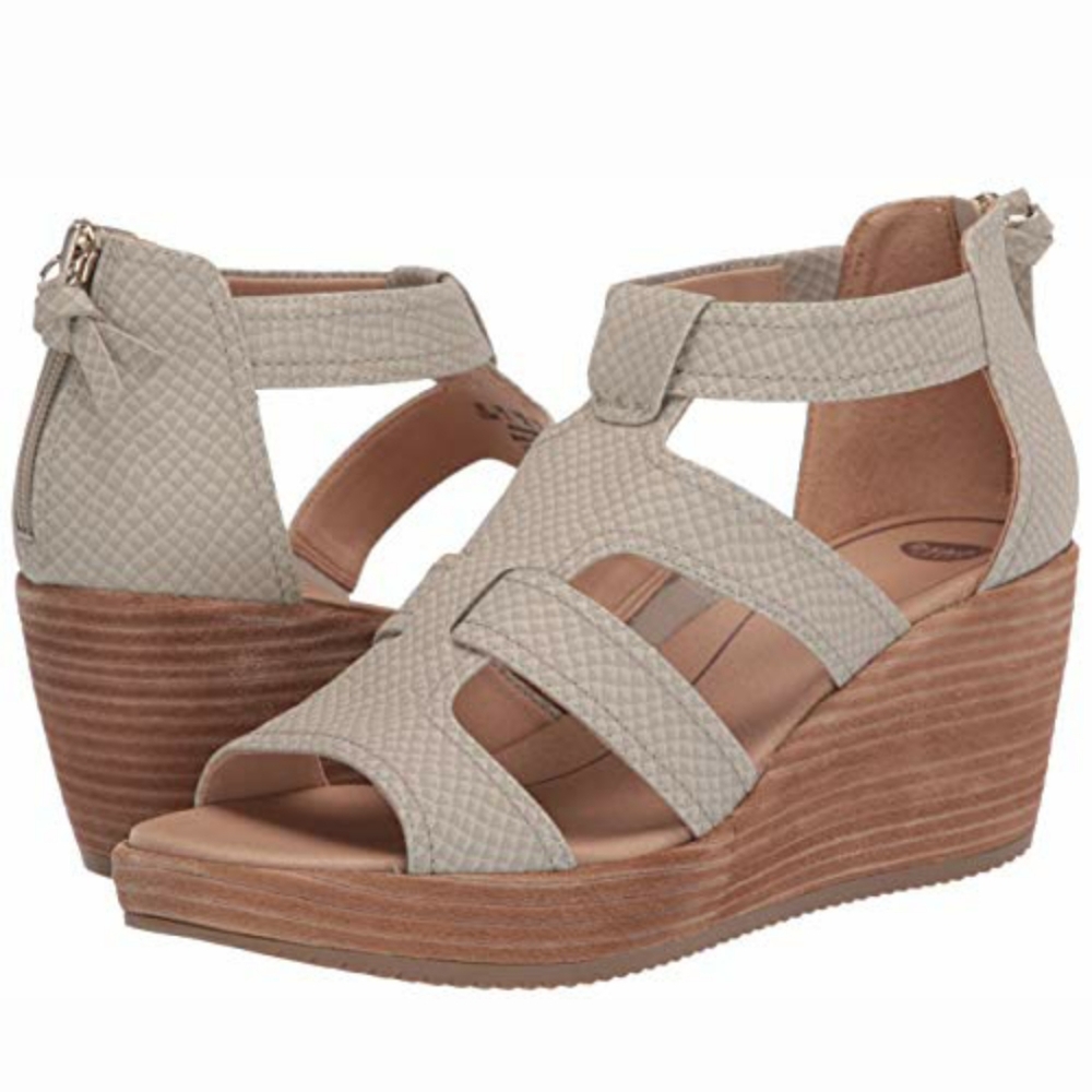Dr.Scholl's American Lifestyle island Oyster, Gladiator Style, Heel Zipper